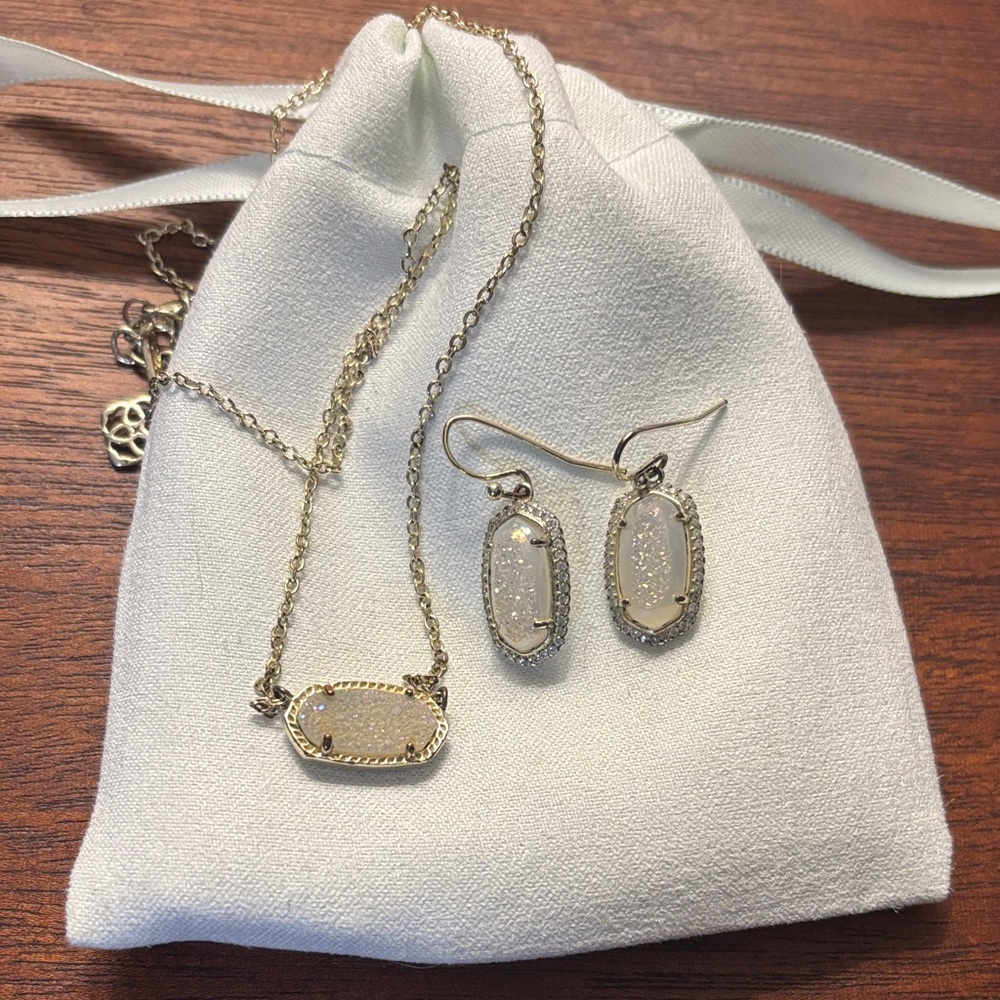 Kendra Scott Necklace and Earring Set